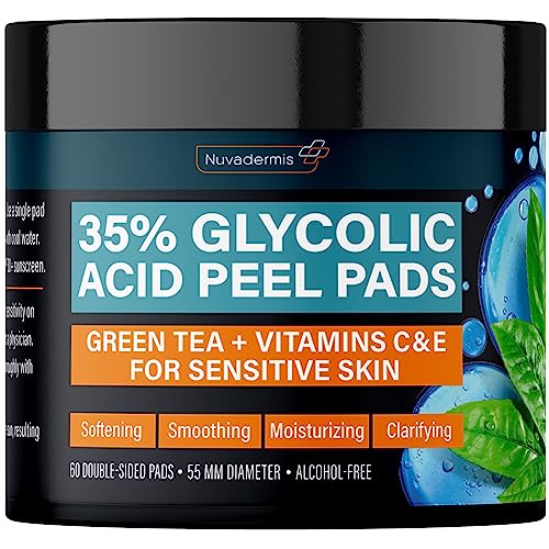 NUVADERMIS Glycolic Acid Pads 35 Glycolic Acid Peel Pads