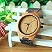 Ideashop New Arrival Hot Japan Movement Quartz Wooden Watches Creative Gifts Fashion Bamboo Watch With Genuine Cowhide Leather Band Casual Watches For Men
