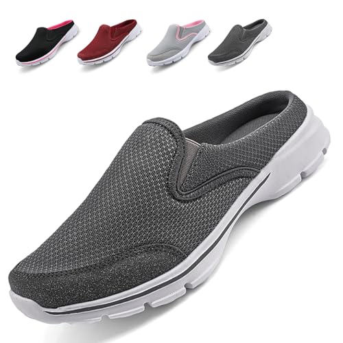 Acfoda Summer Clogs Men Women Slippers Breathable Sandals Non-Slip Comfortable Mesh Shoes for Beach Garden Outdoor Indoor