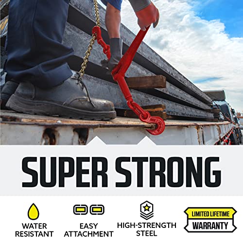 DC Cargo Chain Binder Kit (2 Sets) 5/16" Grade 70 Extra Long 20 Foot