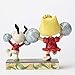 Peanuts by Jim Shore Cheerleading Snoopy and Sally Stone Resin Figurine, 5.5”