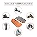 Height Increase Insoles, Arch Support Heel Lifts 2cm Taller Insole Invisible Elevated Shoe Inserts for Men and Women, L