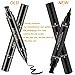 Winged Eyeliner Stamp - Wing Long Lasting Liquid Eye liner Pen,Waterproof, Smudgeproof and Sweatproof,2 Pack Dual Ended Pencil(Thick&Thin)