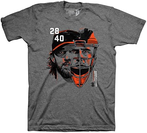 MLB San Francisco Giants Madison Bumgarner &amp; Buster Posey Reflection T-Shirt, Large, Premium Heather