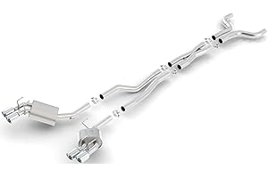 BORLA 140495 Cat-Back Perf. Exh. Sys. for 2012-2015 Chevrolet Camaro ZL1/ SS/ 1LE 6.2L V8 Automatic/Manual Transmission Coupe w/Dual Mode Quad Tip Exhaust. BORLA System Does NOT Include NPP Valves.
