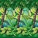Jungle Trees Backdrop Party Accessory (2 count) (2/Pkg)
