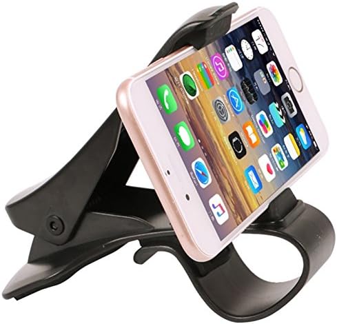 Car Mount Dashboard, Car Phone Holder/ Universal Cradle Adjustable for iPhone 7 7 Plus 6S 6 5S 5C, Samsung Galaxy S7 S6 &amp; Other Smartphone Phones HUD Design Heads Up Display, Safe Handsfree Driving …