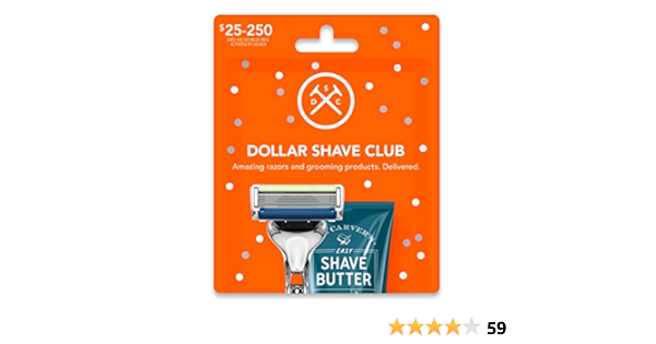 Amazon Com Dollar Shave Club 50 Gift Card Gift Cards