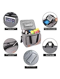 Bolsa de almuerzo térmica suave de 30 L (50 latas)
