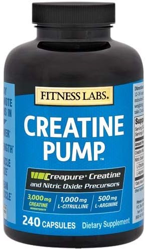 Amazon Com Fitness Labs Creatine Pump With L Citrulline L