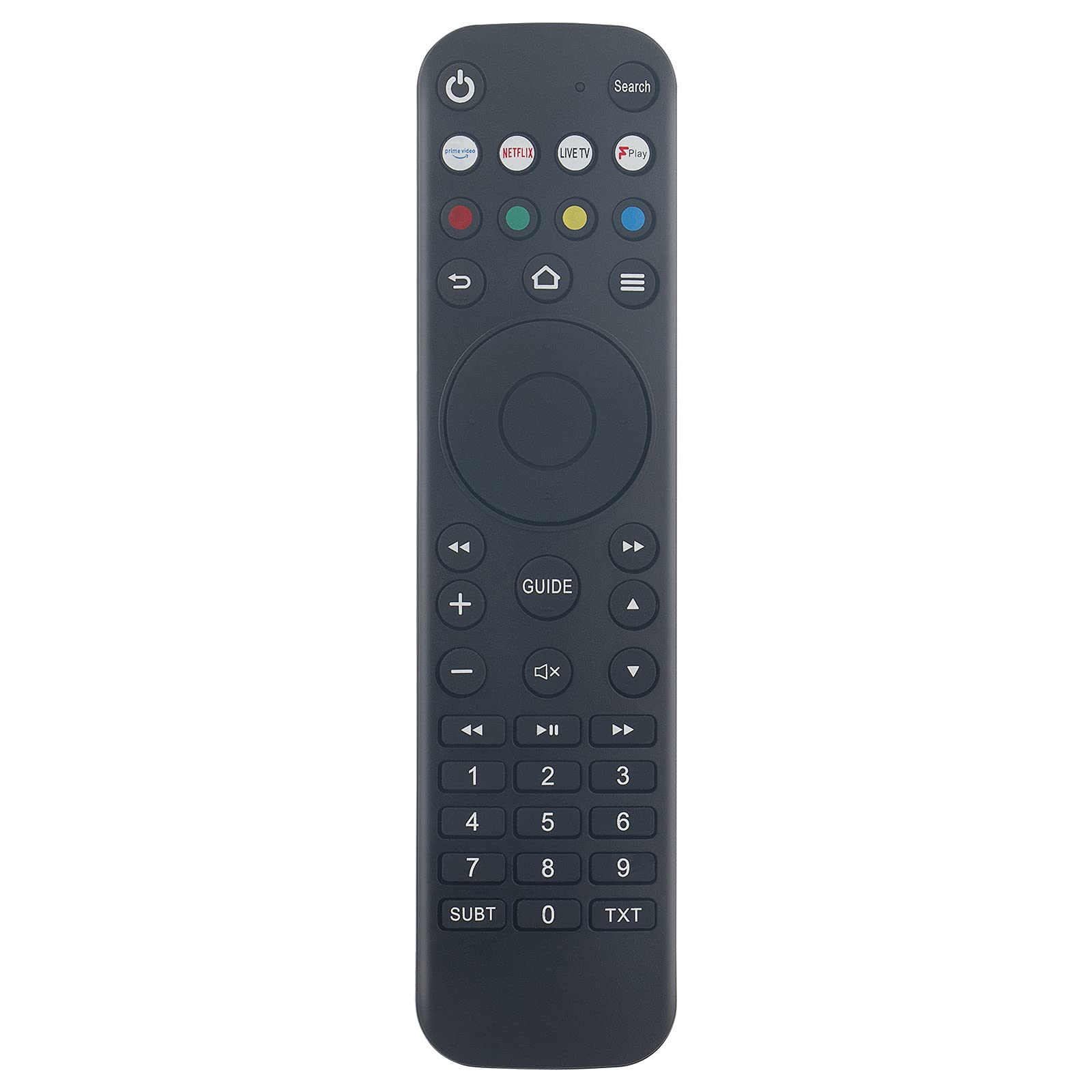 VINABTY RM-C3255 Replaced Infrared Remote Control fit for JVC Smart TV LT-40CF890 LT-49CF890 LT-55CF890 LT-32CF600 LT-40CF700 LT-43CF700 with Prime Video Netflix F Play, Disney+ Key
