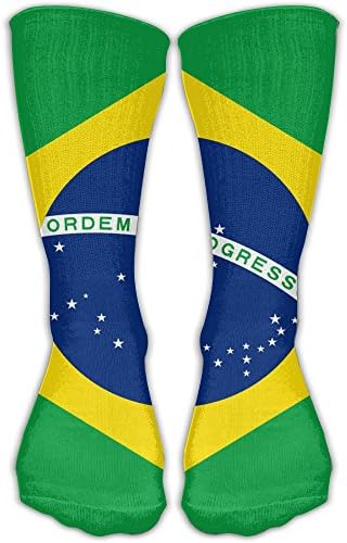 MASDUIH Flag Of Brazil Unisex Crew Socks Short Sports Socks