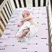 Kyapoo Crib Sheets 100% Cotton Arrows Unisex Bedding Style For Toddler Girl & Boy - Baby Bed Mattress Protector - Crib Mattress Covers Hypoallergenic Breathable 52