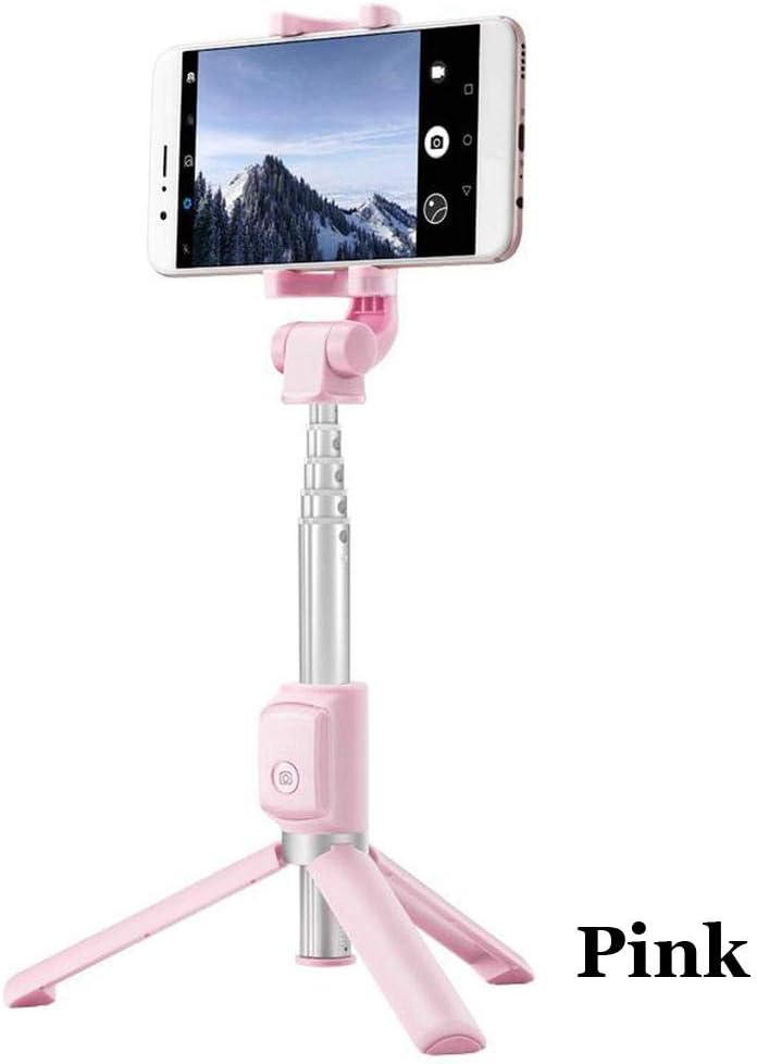 Huawei Honor Selfie Stick Tripod Portable Wireless Bluetooth 3 0 Monopod Handheld For IOS/Android/Huawei Xiaomi Smart Phone-Pink
