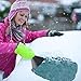 FEBSNOW Round Windshield Ice Scrapers - Magic Cone-Shaped Car Windshield Ice Scrapers, Car Snow Removal Shovel(2 Pack)