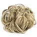 FUT Scrunchy Scrunchie Hair Bun Updo Hairpiece Ponytail Hair Extensions Wavy Curly Messy Hair Bun Extensions Donut Chignons Hair Piece ash blondethumb 3