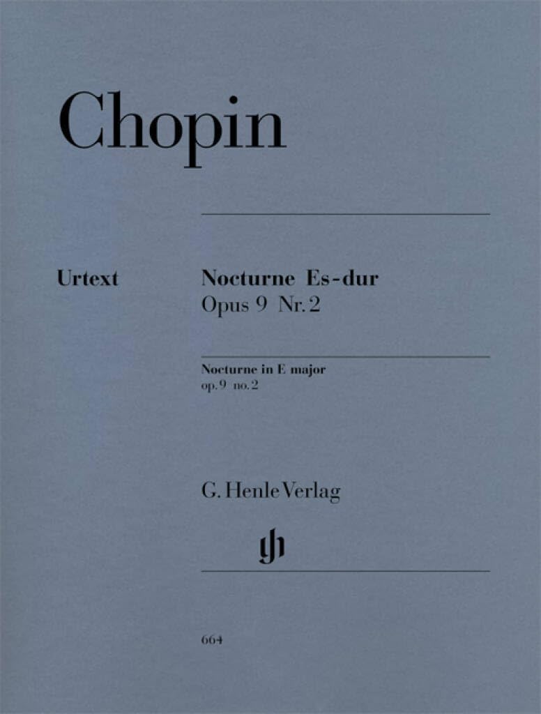 Nocturne E flat major op.9/2 - piano - (HN 664): Instrumentation: Piano solo
