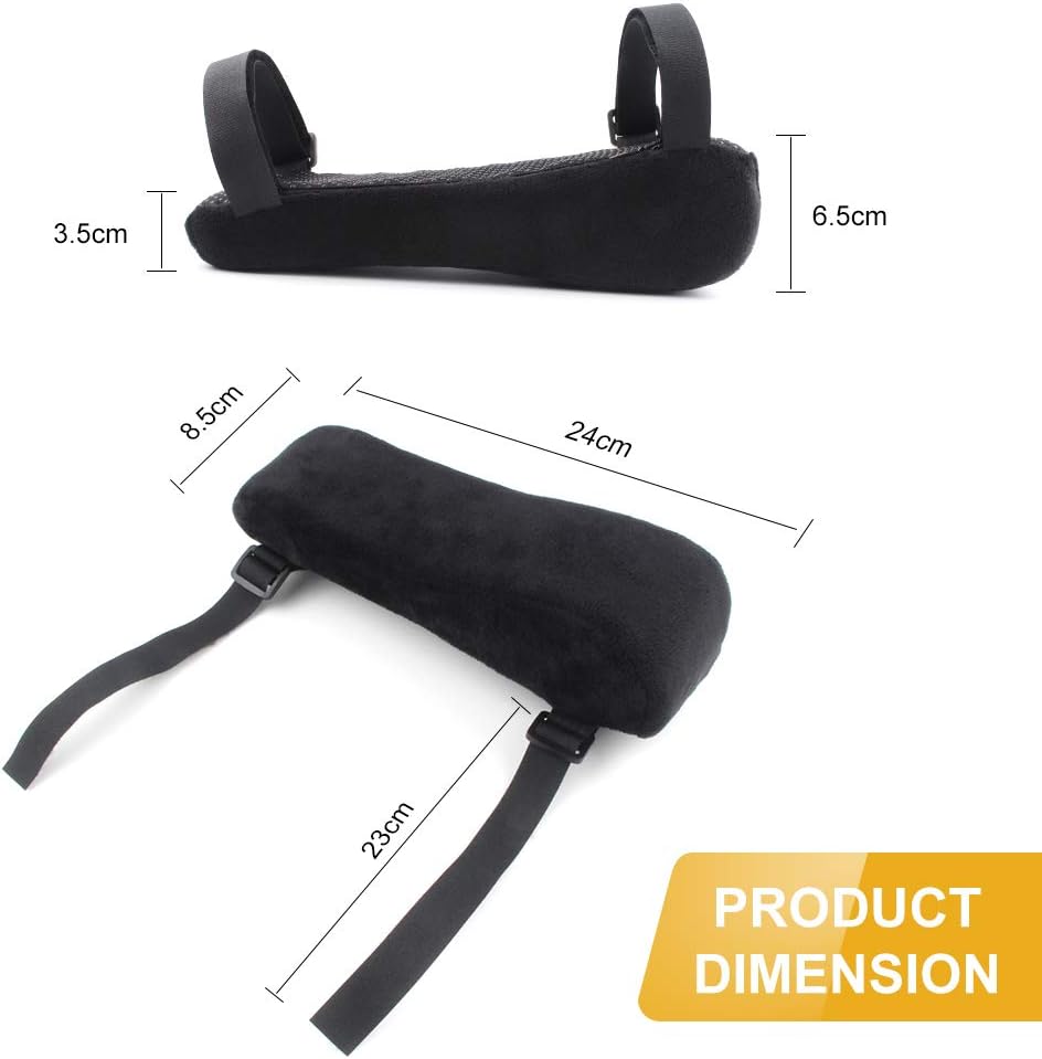 Chair Armrest Pads Foam Memory Foam Comfortable Elbow Pillows for Office Chair Arm Support Forearm Pressure Relief Universal Chair Arm Cover, 2 Piece Set : Office Products