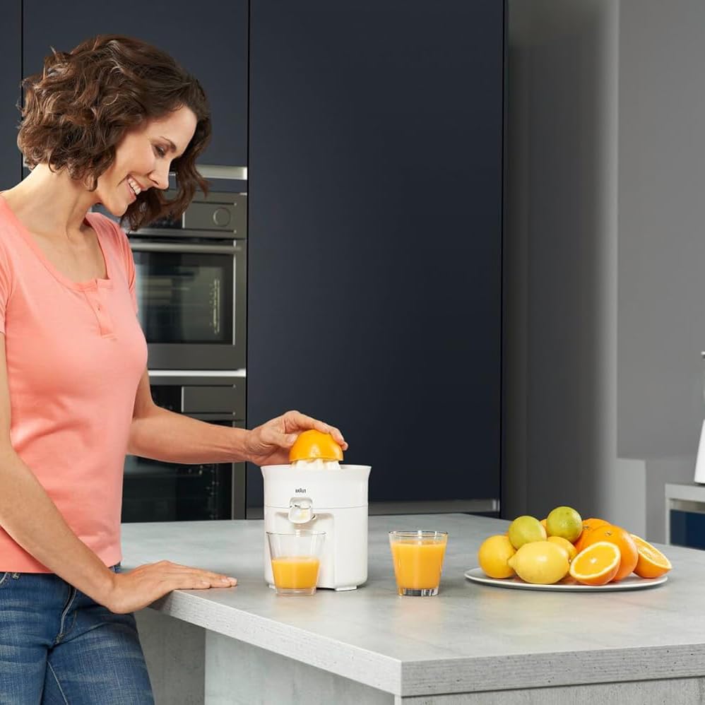 Braun Tribute Collection CJ 3050 Zitruspresse (60 W, 0,35 l) weiß 4