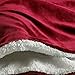 Genteele Sherpa Throw Blanket Super Soft Reversible Ultra Luxurious Plush Blanket, 50 x 60 inches, Rich Burgundy Red/White