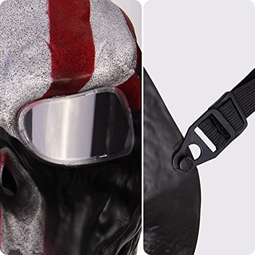 OutdoorMaster Full Face Airsoft Mask with Eye Protection Lenses