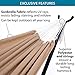Vivere Double Sunbrella® Hammock with Space Saving Steel Stand, Sand (450 lb Capacity - Premium Carry Bag Included)
