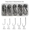 JSHANMEI-Fishing-Hooks-Black-Offset-Long-Barbed-Shank-Beak-Bait-Holder-Hook-with-2-Baitholder-Barbs-Jig-Fish-Hooks-Pack-of-100