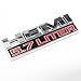 2pcs Chrome HEMI 5.7 LITER Chrome 3D Side Pillar Door Fender Trunk Emblem Badge Plate Decal with Sticker Set for Dodge Charger Ram 1500 Challenger Jeep Grand Cherokee