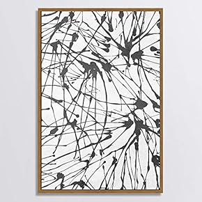 signwin Framed Canvas Wall Art Black and White...