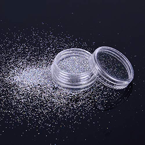 linqiudD 2021 Personality Sparkly Makeup Glitter Loose Powder Eyeshadow Silver Eye Shadow Pigment 5ml