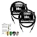 ChromaCast 10ft Instrument Cable with Molded Ends, Straight, Straight