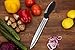 Carving Knife -8 Inch Stainless Steel Blade Slices Cleanly- Non Slip Ergonomic Handle - No-Stain Stainless Steel - Ultimate Meat Cutting Knife - Perfect for Slicing Ham, Turkey, Chicken, Brisket, Bee
