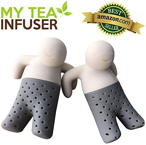 My Tea Infuser | 2 Pcs Innovative Design Tea Steeper With Efficient Filter and Infuser | Premium Food Grade Silicone | Microwave Friendly Durable Anti Damage Adaptive To Loose Tea Leaves Bags | 811