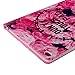 iPad Air 2 Case, YOKIRIN Flip Folio Pretty Rose with Card Slots [Magnetic Closure] Stand Smart Cover Full Body Protective Synthetic PU Leather Cover Skin for iPad Air 2 / iPad 6th Generation