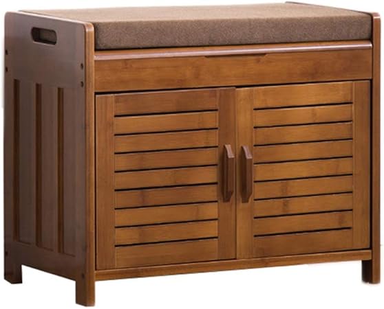 Dwj Banc De Rangement Repose Pieds Avec Rangement Banc Coffre Rangement Tabouret En Bois Tapisse Tabouret Pouf Couloir Meuble Chaussure Peut Contenir Jusqu A 100 Kg Size 595x325x490mm Amazon Fr Cuisine Maison