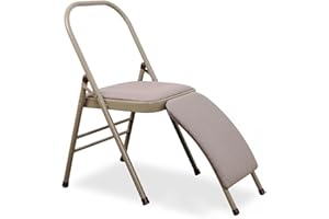 Run.SE Professional Multi-Functional Pilates Assisted Open-Back Yoga Chair - Inverted Practice, Folding, Thickened Assistant,
