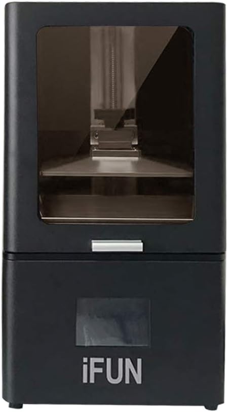 IFUN 3D Printer 405nm LCD SLA UV Resin Printer Photocuring 3.5" Smart Touch Color Screen Off-line Print High Resolution 4.72"x2.55"x6.10" Printing Size