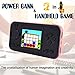 Portable Handheld Game Console and Power Bank, Built in 218 Classic Retro Video Games 8000 mAh Fast Charging Dual USB External Battery Pack for Phone, Pad, Other Smart Devices (Black)