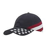 Cotton United States Flag Adjustable Baseball Cap
