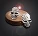 Skull Stainless Steel Fashion Cubic Zirconia Skull Stud Earrings