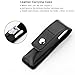 FAMILIFE L09 Stainless Steel Nail Clipper Catcher with Travel Leather Case for Men & Women