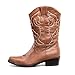 SheSole Women's Winter Western Cowgirl Cowboy Boots