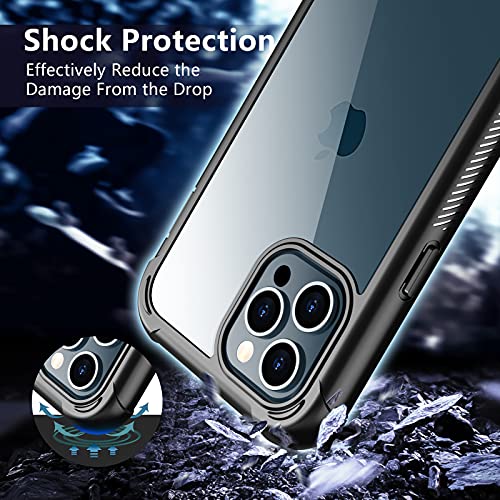 SPIDERCASE Compatible with iPhone 12 Pro Max Case, Not Waterproof with Built-in Screen Protector Full Heavy Duty Protection Shockproof Anti-Scratched Rugged Case for iPhone 12 Pro Max