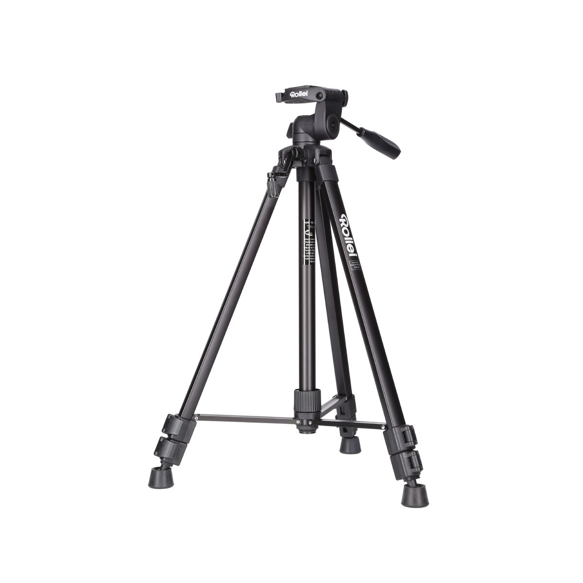 Rollei Compact Traveler Star S2 (formerly DIGI 9300) - Compact Tripod - Height 150 cm - Max. Load 3k - with Ball Head - Aluminium - Black โ image 1