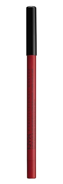 NYX PROFESSIONAL MAKEUP SLIDE ON LIP PENCIL, LIP LINER – RED TAPE (DEEP RED)