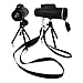 High Power 40x60 Zoom Monocular Telescope For Clear Image And Large Field Of Vision. With Neck Strap, Hand Strap And Folding Tripod. For Bird Watching, Hiking, Camping And Concert. By Lamm'ed