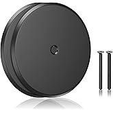 Wuno Shop 2 Pcs 7 Inch Cleanout Cover, Decorative Cleanout Access Covers Plate, Round Stainless Steel Flat Cover Plate for Cl