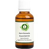 R V Essential Pure Benzoin Essential Oil 15ml (0.507oz)- Styrax Benzoin (100% Pure and Natural Steam Distilled)