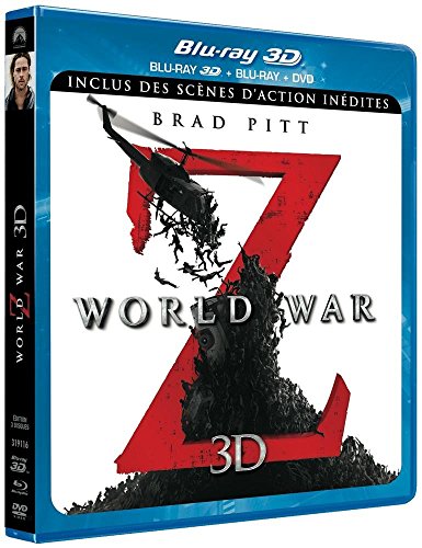 World War Z - Combo Blu-Ray3d + Blu-Ray+ Dvd - Version Longue Inédite