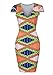 Hang Zhou Tui Zhen LTD YOMISOY Women Short Sleeve V Neck Bodycon African Print Party Dashiki Dress Clothing